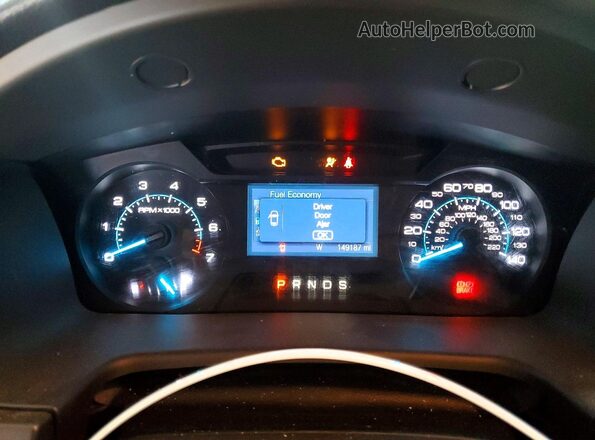 2FMGK5B81JBA09164 2018 FORD FLEX Gray Widok zestawu wskaźników