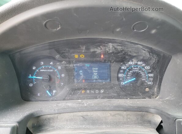 2FMGK5B82KBA01446 2019 FORD FLEX White Widok zestawu wskaźników