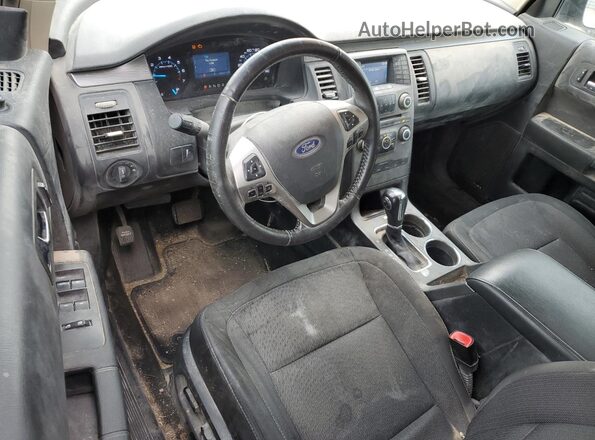 2FMGK5B82KBA01446 2019 FORD FLEX White Widok deski rozdzielczej