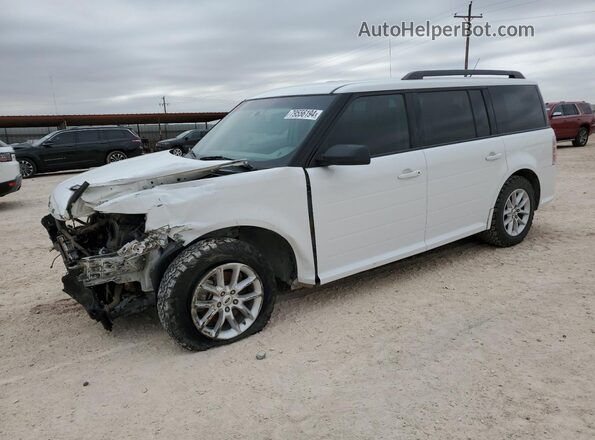 2FMGK5B82KBA01446 2019 FORD FLEX White Przód lewy