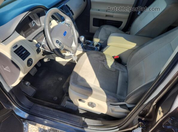 2FMGK5B83HBA02615 2017 FORD FLEX Угольный Вид салона спереди