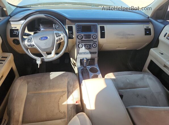 2FMGK5B83HBA02615 2017 FORD FLEX Угольный Вид панели приборов