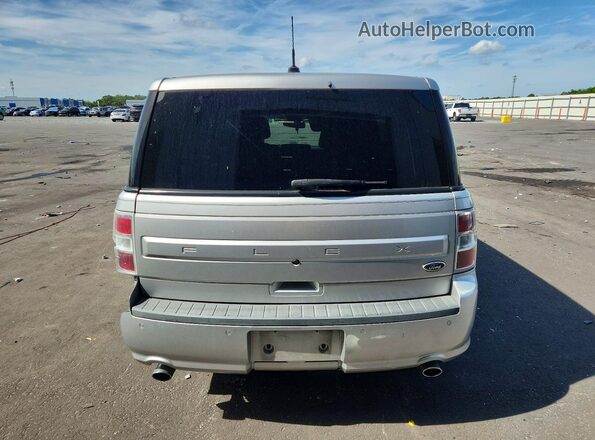 2FMGK5B84GBA10642 2016 FORD FLEX Серебряный Вид сзади