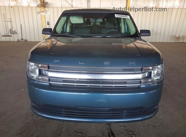2FMGK5B84GBA16649 2016 FORD FLEX Бирюзовый Вид спереди