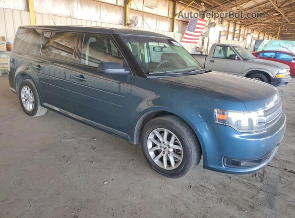 2FMGK5B84GBA16649 2016 FORD FLEX Бирюзовый Передняя правая четверть