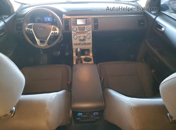 2FMGK5B84GBA16649 2016 FORD FLEX Бирюзовый Вид панели приборов