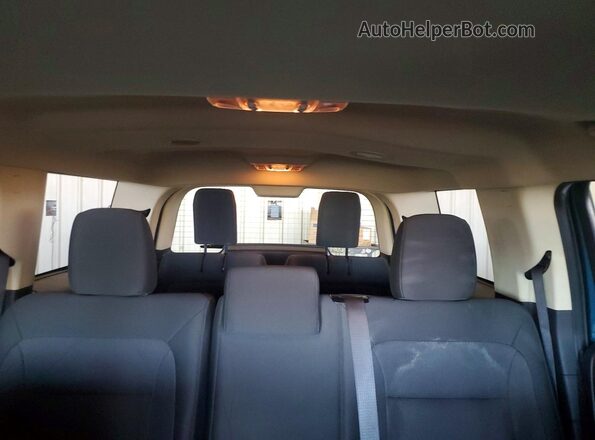 2FMGK5B84GBA16649 2016 FORD FLEX Бирюзовый Вид задних сидений