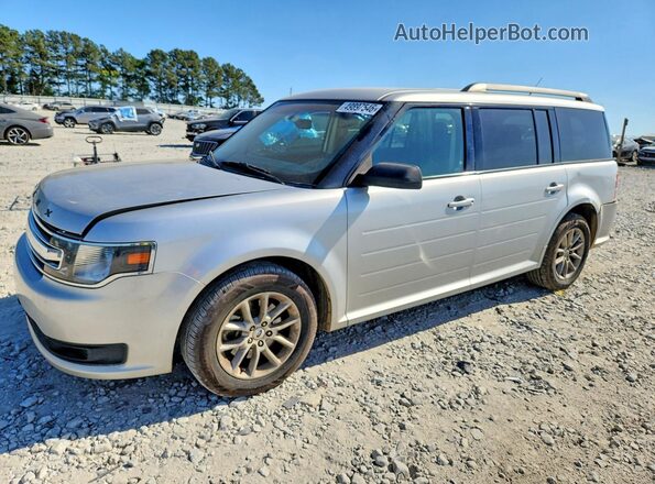 2FMGK5B85JBA10401 2018 FORD FLEX Silver Przód lewy