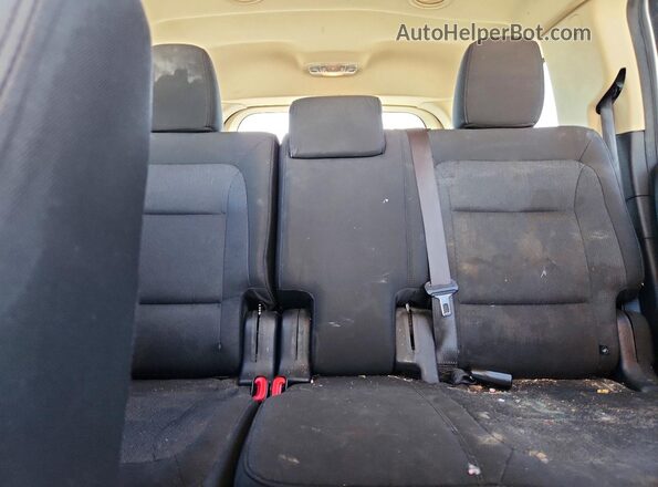 2FMGK5B85JBA10401 2018 FORD FLEX Silver Widok tylnych siedzeń