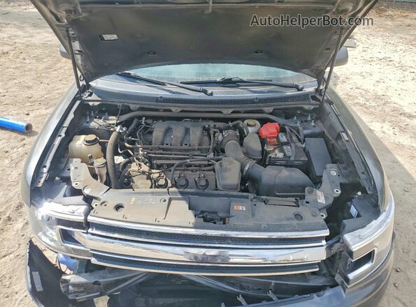 2FMGK5B86KBA17780 2019 FORD FLEX Gray Widok komory silnika