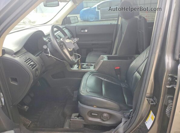 2FMGK5B86KBA17780 2019 FORD FLEX Gray Widok wnętrza z przodu