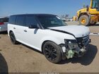 2019 Ford Flex Sel White vin: 2FMGK5C80KBA24318