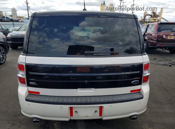 2FMGK5C80KBA24321 2019 FORD FLEX Белый Вид сзади