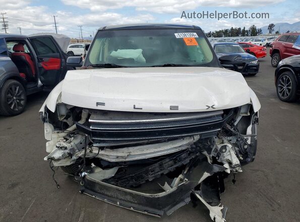2FMGK5C80KBA24321 2019 FORD FLEX Белый Вид спереди