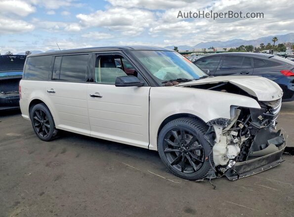 2FMGK5C80KBA24321 2019 FORD FLEX Белый Передняя правая четверть