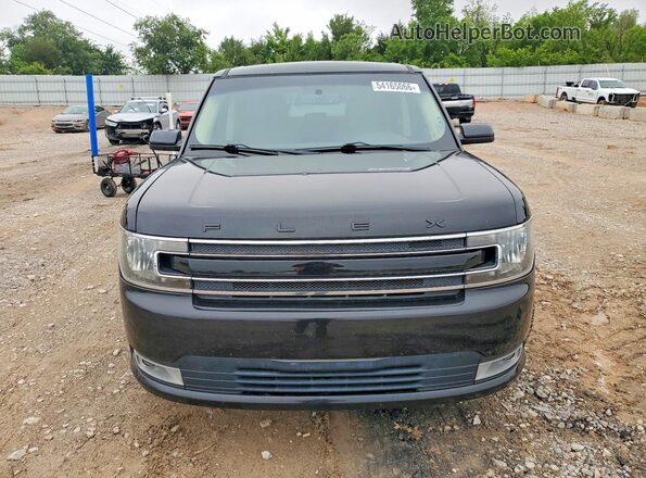 2FMGK5C80KBA33858 2019 FORD FLEX Black Widok z przodu