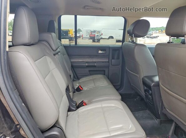 2FMGK5C80KBA33858 2019 FORD FLEX Black Widok wnętrza z tyłu