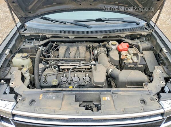 2FMGK5C80KBA33858 2019 FORD FLEX Black Widok komory silnika