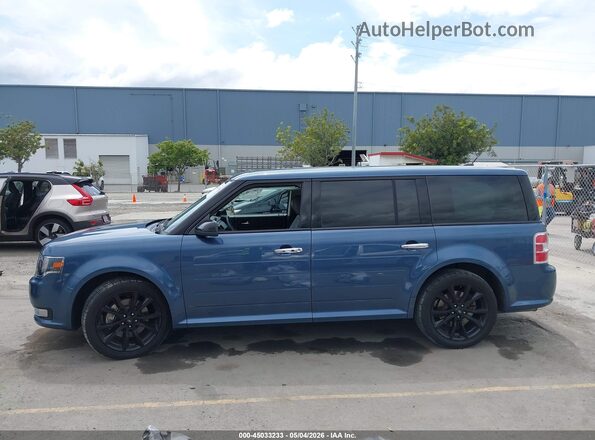 2FMGK5C80KBA36971 2019 FORD FLEX Синий Панорамный вид салона 360°