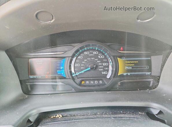 2FMGK5C82GBA06491 2016 FORD FLEX Серый Вид щитка приборов
