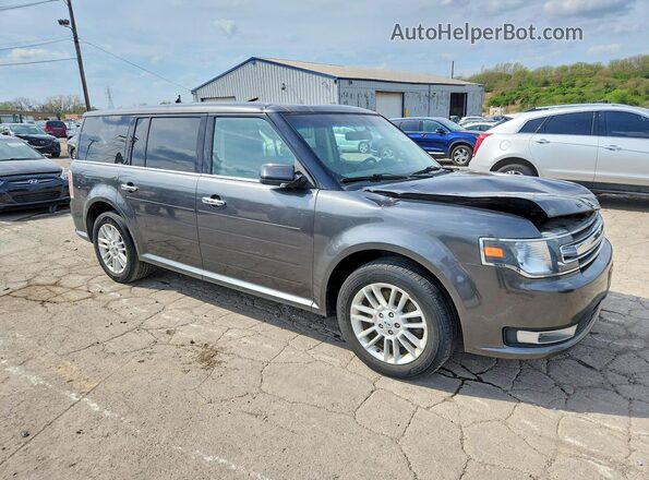 2FMGK5C82GBA06491 2016 FORD FLEX Серый Передняя правая четверть