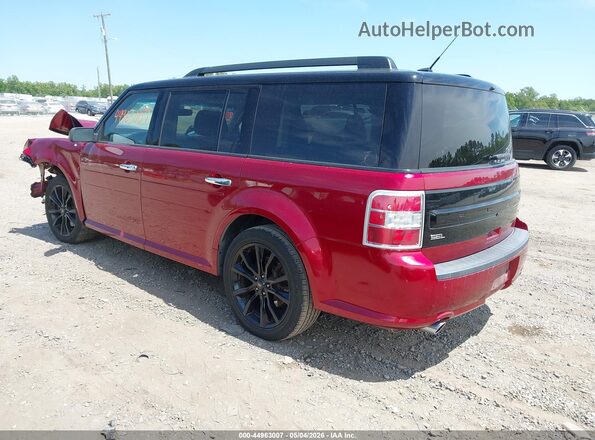 2FMGK5C82JBA16347 2018 FORD FLEX Red Trasero izquierdo
