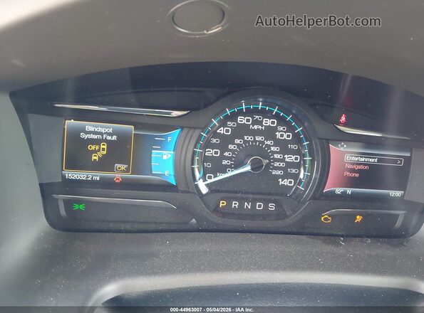 2FMGK5C82JBA16347 2018 FORD FLEX Red Vista de los asientos traseros