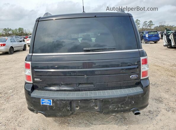 2FMGK5C82KBA38737 2019 FORD FLEX Black Widok z tyłu