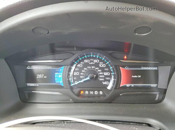 2FMGK5C82KBA38737 2019 FORD FLEX Black Widok zestawu wskaźników