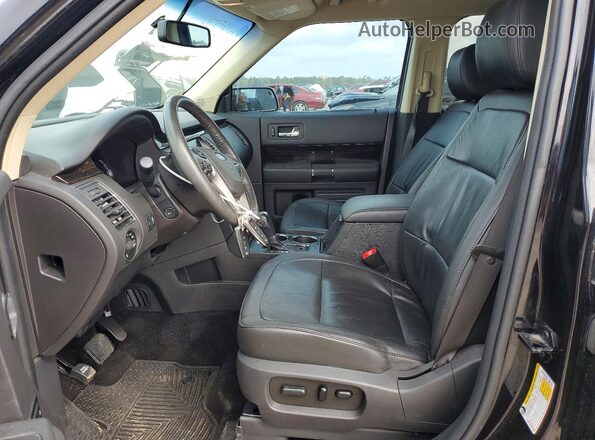 2FMGK5C82KBA38737 2019 FORD FLEX Black Widok wnętrza z przodu