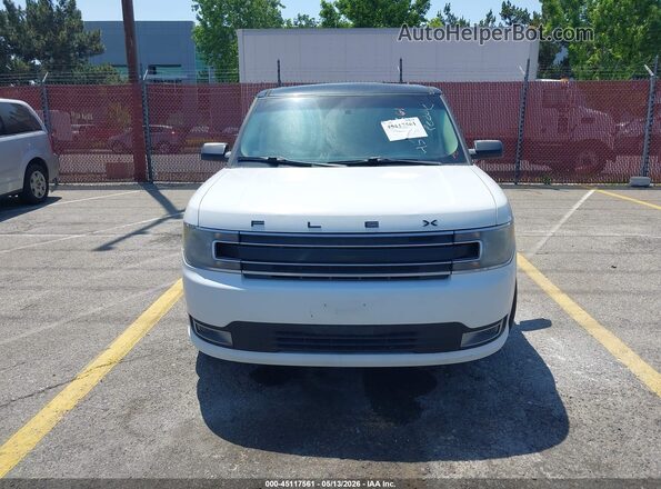 2FMGK5C84GBA00515 2016 FORD FLEX White Vista del cuadro de instrumentos