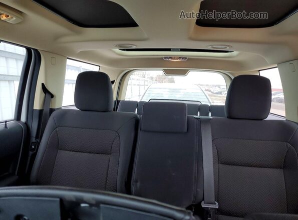 2FMGK5C85GBA12897 2016 FORD FLEX White Vista de los asientos traseros