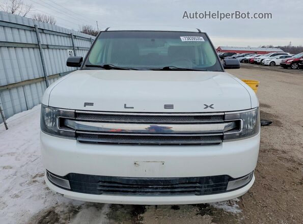 2FMGK5C85GBA12897 2016 FORD FLEX White Vista frontal