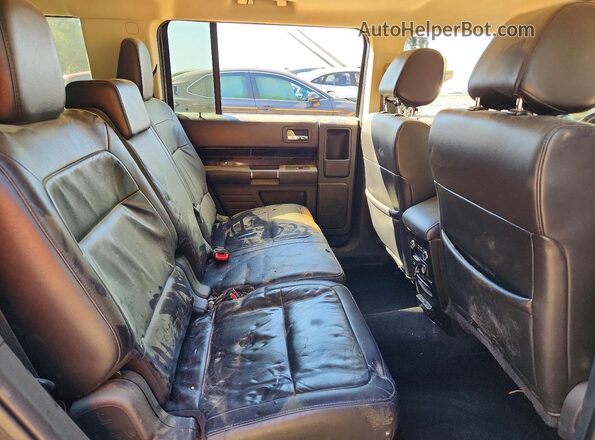 2FMGK5C85KBA17316 2019 FORD FLEX Gray Widok wnętrza z tyłu