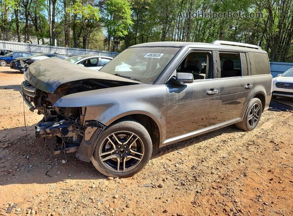 2FMGK5C85KBA17316 2019 FORD FLEX Gray Przód lewy