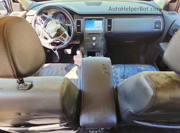 2FMGK5C85KBA17316 2019 FORD FLEX Gray Widok deski rozdzielczej