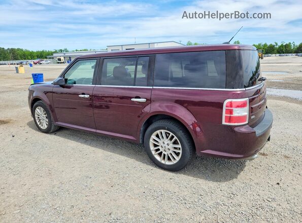 2FMGK5C87KBA06785 2019 FORD FLEX Maroon Tył lewy