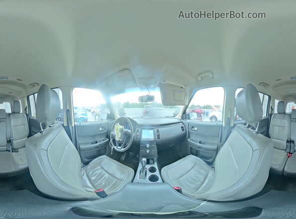 2FMGK5C88GBA22677 2016 FORD FLEX Белый Панорамный вид салона 360°