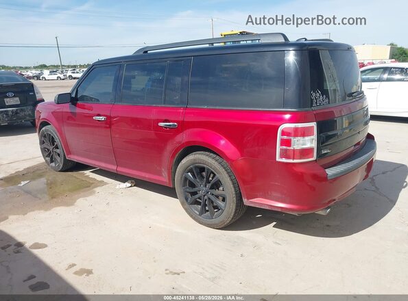 2FMGK5C8XGBA21014 2016 FORD FLEX Red Tył lewy