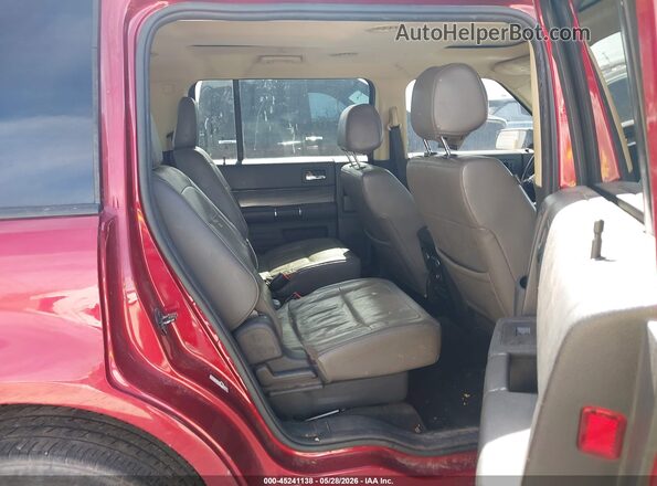 2FMGK5C8XGBA21014 2016 FORD FLEX Red Widok naklejki z numerem VIN