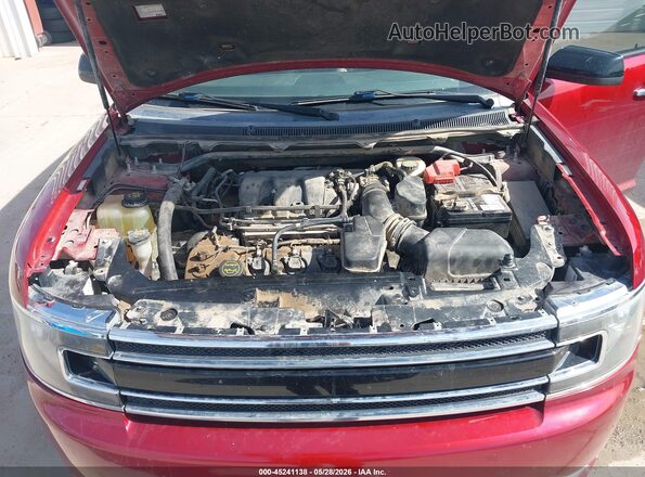 2FMGK5C8XGBA21014 2016 FORD FLEX Red Widok z tyłu