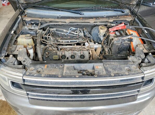 2FMGK5D80GBA01529 2016 FORD FLEX Gray Widok komory silnika