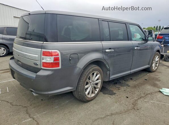 2FMGK5D80KBA35642 2019 FORD FLEX Серый Задняя правая четверть