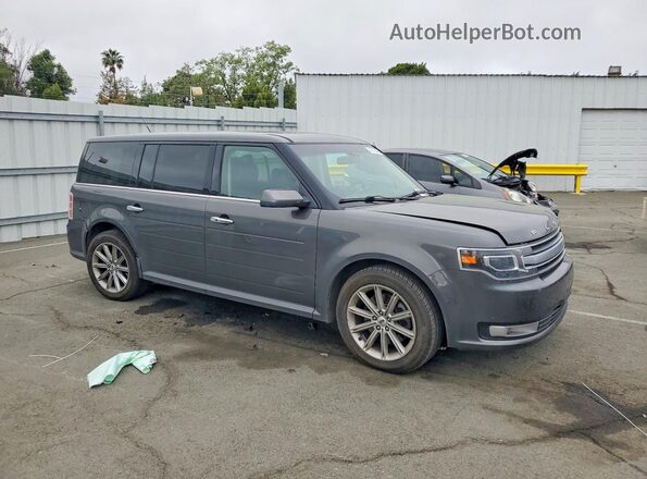 2FMGK5D80KBA35642 2019 FORD FLEX Серый Передняя правая четверть