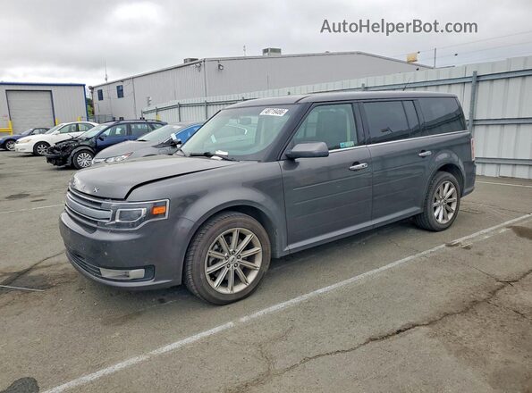 2FMGK5D80KBA35642 2019 FORD FLEX Серый Передняя левая четверть
