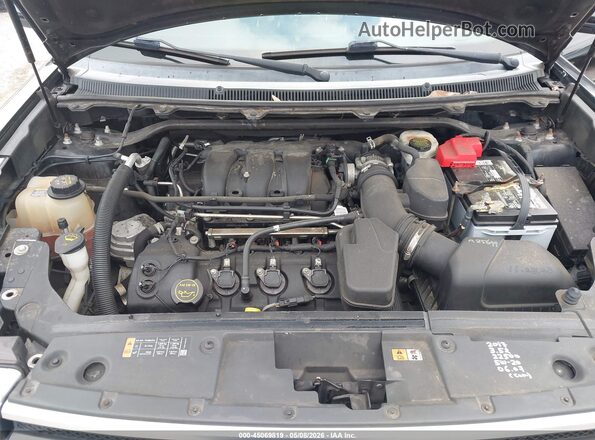 2FMGK5D83HBA00568 2017 FORD FLEX Black Вид ззаду