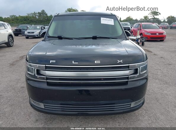 2FMGK5D83HBA00568 2017 FORD FLEX Black Вид щитка приладів