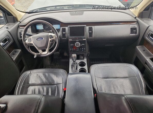 2FMGK5D86JBA07424 2018 FORD FLEX Gray Dashboard view