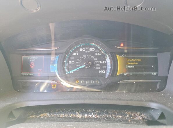 2FMGK5D87JBA13362 2018 FORD FLEX Black Widok zestawu wskaźników
