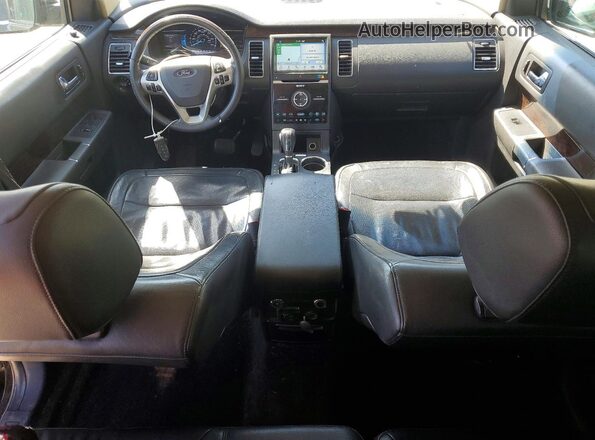 2FMGK5D87JBA13362 2018 FORD FLEX Black Widok deski rozdzielczej